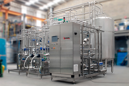 Sistema CIP para línea de extracción de café